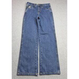 Cinch Jeans Size 12R (26x28) Straight Leg Cowboy Ranch Rodeo Farm Heavy Denim
